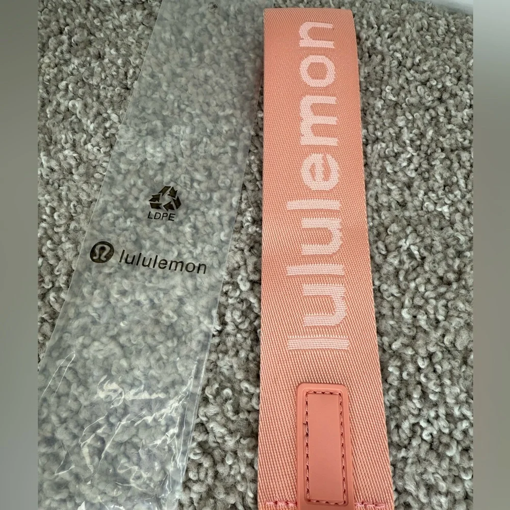 Lululemon Pink Never Lost Keychain - Picture 3 of 6